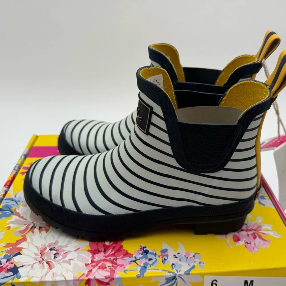 Joules - Wellibob - super cute Rain Boots - size 6 - NWT /NIB - Picture 3 of 9